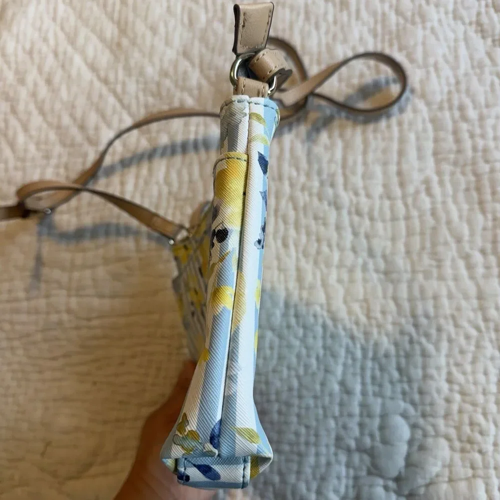 Nanette Lepore Crossbody Handbag Mirabel Floral Printed Vegan Leather Spring